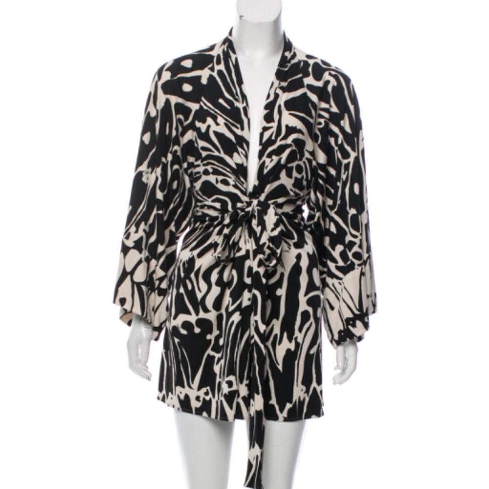 ISSA Silk Printed Dress